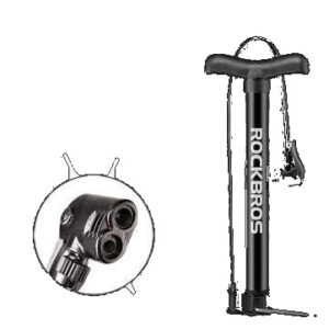 Inflador de pie para bicicletas Rockbros A320