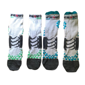 Combo 2 pares de medias para ciclismo Compresport - proracing