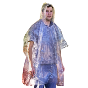 Poncho para lluvia desechable STRATEGY