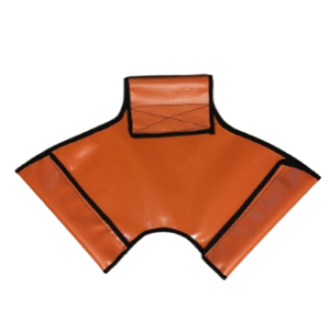Protector Posterior de Plástico para Arneses Naranja