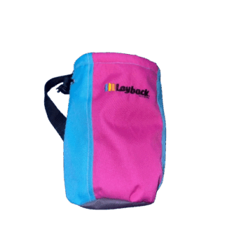 Bolsa de magnesio Layback - Azul / Rosado