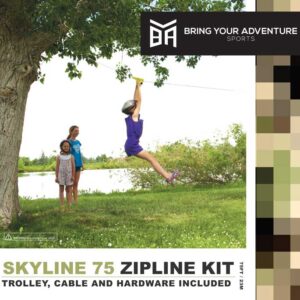 Juego de Tirolina Bring Yourn Adventure Sports skyline 75 - 22 metros