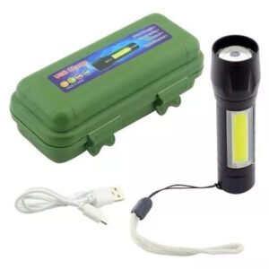Mini Linterna Tactica Led Recargable USB