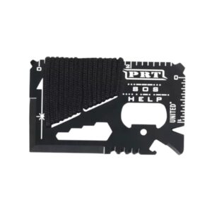 Multiherramienta Tipo Tarjeta 14 en 1 PRT Patagonus negro