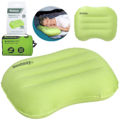 Almohada inflable Bestway  Regular air Pillow Verde - Image 3