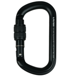 Mosquetón de Seguridad de Rosca SUPREME Fusion - Negro