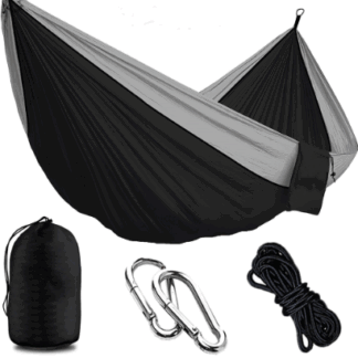 Hamaca de Camping Negro / Gris