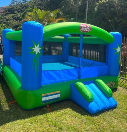 Castillo Inflable para Fiestas Big Ol Bouncer - 4,5 x 3,6 x 2,1 m - azul/verde - USADO - Image 2