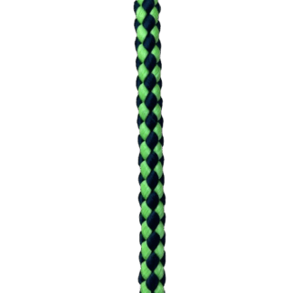 Cordino utilitario de polipropileno de 8mm color verde y negro - POR METRO