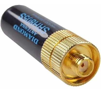 Antena de remplazo SRH805S de Diamond - bandas de 144/430/1200 MHz para transmisión y 120/150/300/450/800/900 MHz para recepción. 