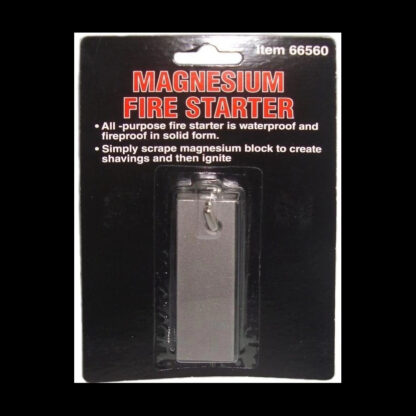 Pedernal de magnesio 7,5x2,5,0,5cm - Harbor Greight Tools 66650 - Gris - Image 2