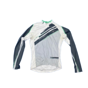 Maillot para MTB manga larga Suarez - Color blanco y gris - talla M - USADO