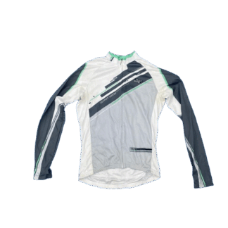 Maillot para MTB manga larga Suarez - Color blanco y gris - talla M - USADO