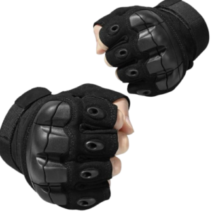 Par de guantes cortos Tácticos con Nudillos - 10800