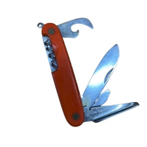 Navaja multifuncional - 6,5 / 16 cm - NARANJA - USADO
