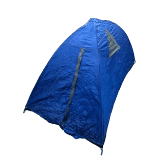 Carpa para senderismo - 2 personas-  2x1,35x1,20cm - Azul - USADO