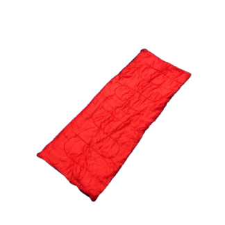 Bolsa de dormir rectangular - 170x70cm - Rojo - USADO