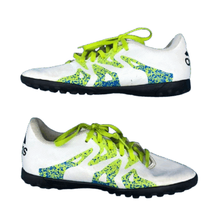 Zapato deportivo para futbol sala - Adidas - US 13 Niños / 20cm - Blanco - USADO - Image 3