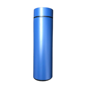 Termo para bebidas calientes con indicador de temperatura -500ml - Azul