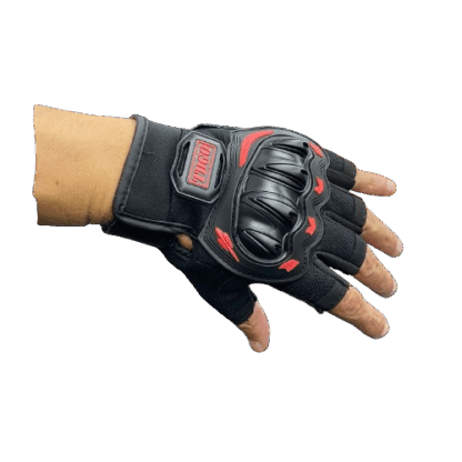 Guantes cortos con protección en los nudillos - TDGO - T4057