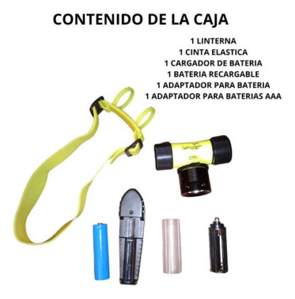Linterna frontal LED sumergible IPX-8 - Image 2