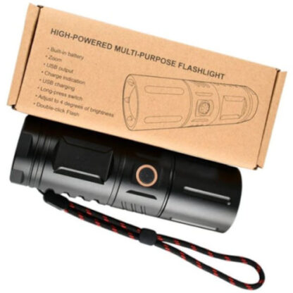 Linterna de mano de alta potencia + power bank - 1200 lumens - Image 3