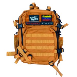 Bolso morral táctico multipropósito 35 litros con porta vasos