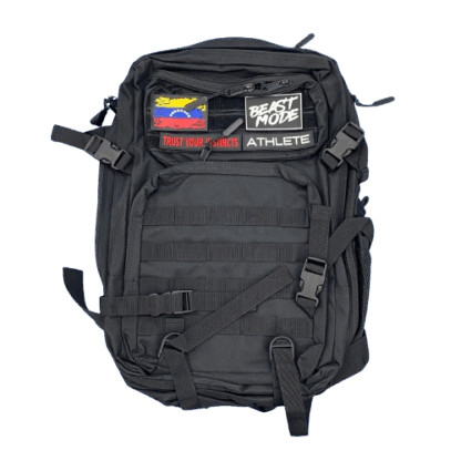 Bolso morral táctico multipropósito 45 litros con porta vasos