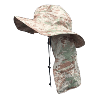 Sombrero de ala dura con solapa para actividades al aire libre - Matika