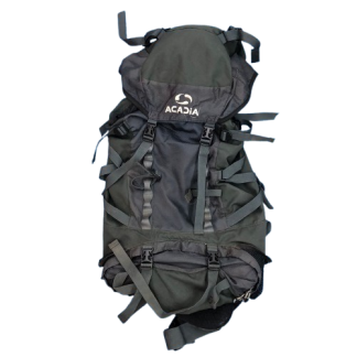 Bolso / Morral / Mochila para excursionismo Acadia Challenger 75l - Gris - USADO