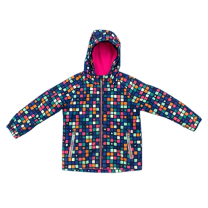 Chaqueta impermeable infantil Killtec - motivo de cuadros - 5/6 - USADA