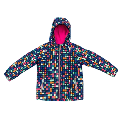 Chaqueta impermeable infantil Killtec - motivo de cuadros - 5/6 - USADA