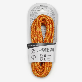Cordino 7 mm Escalada y Alpinismo Simond 7 mm x 4 m Naranja