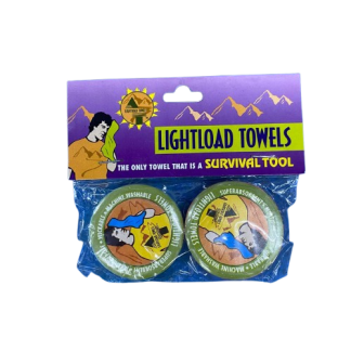 Combo de dos paños de emergencia Lightload Towels 30x30cm