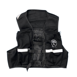 Chaleco para correr Matika - M -  Negro