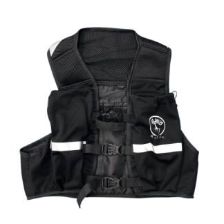 Chaleco para correr Matika - Negro