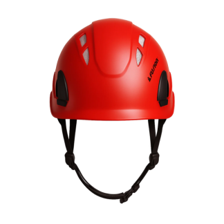 Casco para Trabajo ventilación Air-Mesh y espuma amortiguadora de 360° Fusion / Rojo
