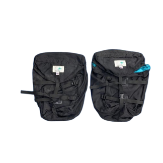 Par de Alforjas Kangaroo Bag - 40x30x15cm  - Negro - USADO