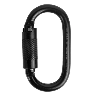 Mosquetón de Seguridad de acero Ovalado FUSION