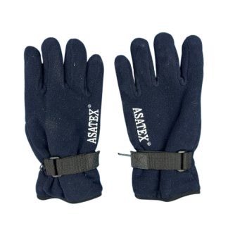 Guantes de abrigo ASATEX - Fibra polar - Talla única - azul - USADOS