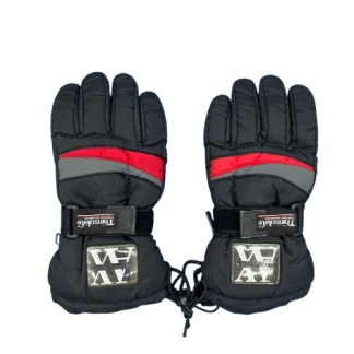 Guantes para actividades de invierno Fluffy Powder - S - Negro -USADO