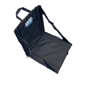 Silla / aislante para camping plegable - NEGRO - MATIKA