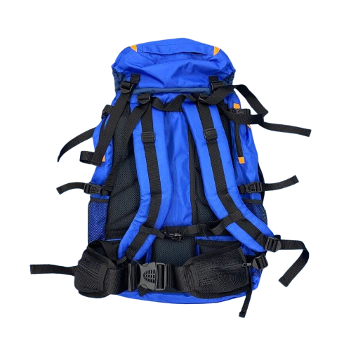 Bolso / Morral / Mochila de 35 litros Matika - Azul / Naranja - Image 2