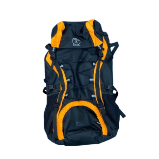 Bolso / Morral / Mochila de 65 litros Matika - Negro/naranja