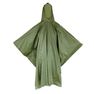Poncho para lluvia verde talla ÚNICA