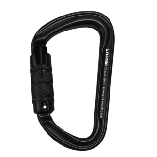 Mosquetón de Seguridad Automático Forma D Fusion / Negro / FP8106-3K