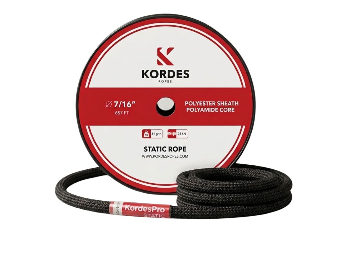 Cuerda Estática Kordes 11mm Negra