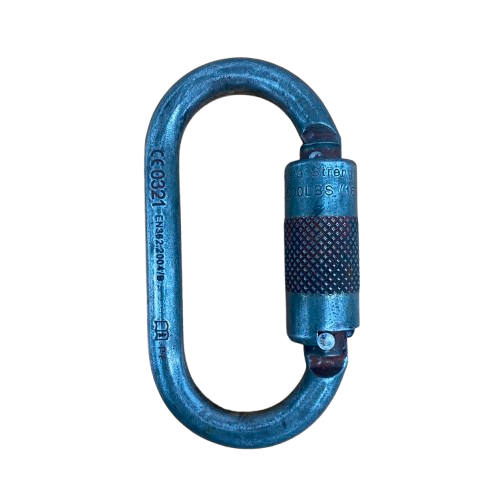 Mosquetón oval de acero EN362 - 25KN - Autolock - USADO - Image 2