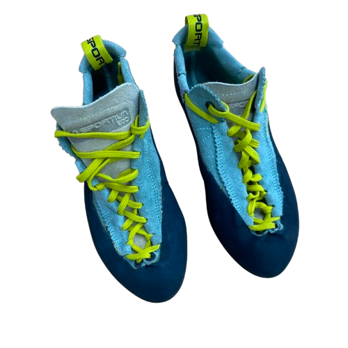 Zapato para escalada LaSportiva Mythos - Verde - 40.5 EUR - USADO