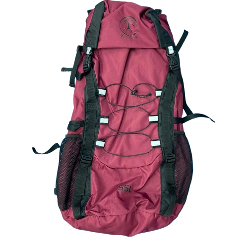Bolso/ Morral / Mochila de 55 litros Matika - Vinotinto-negro